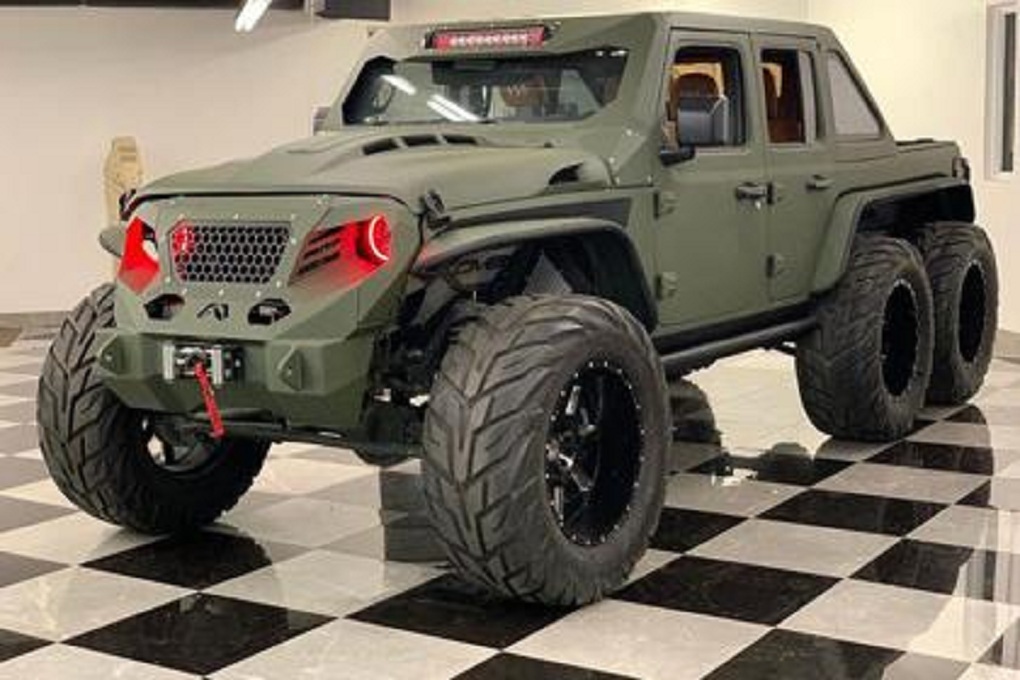 吉普牧马人越野能力有多强,六轮版牧马人