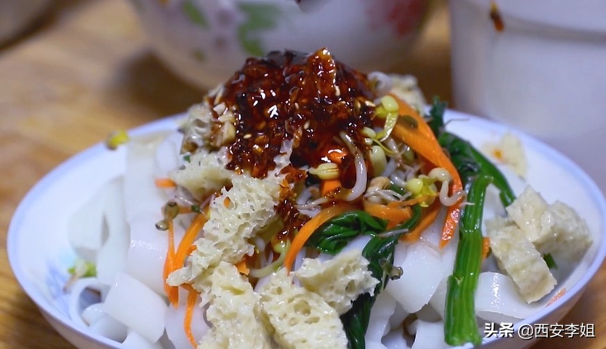 宝鸡正宗烙面皮做法,正宗烙面皮的做法视频