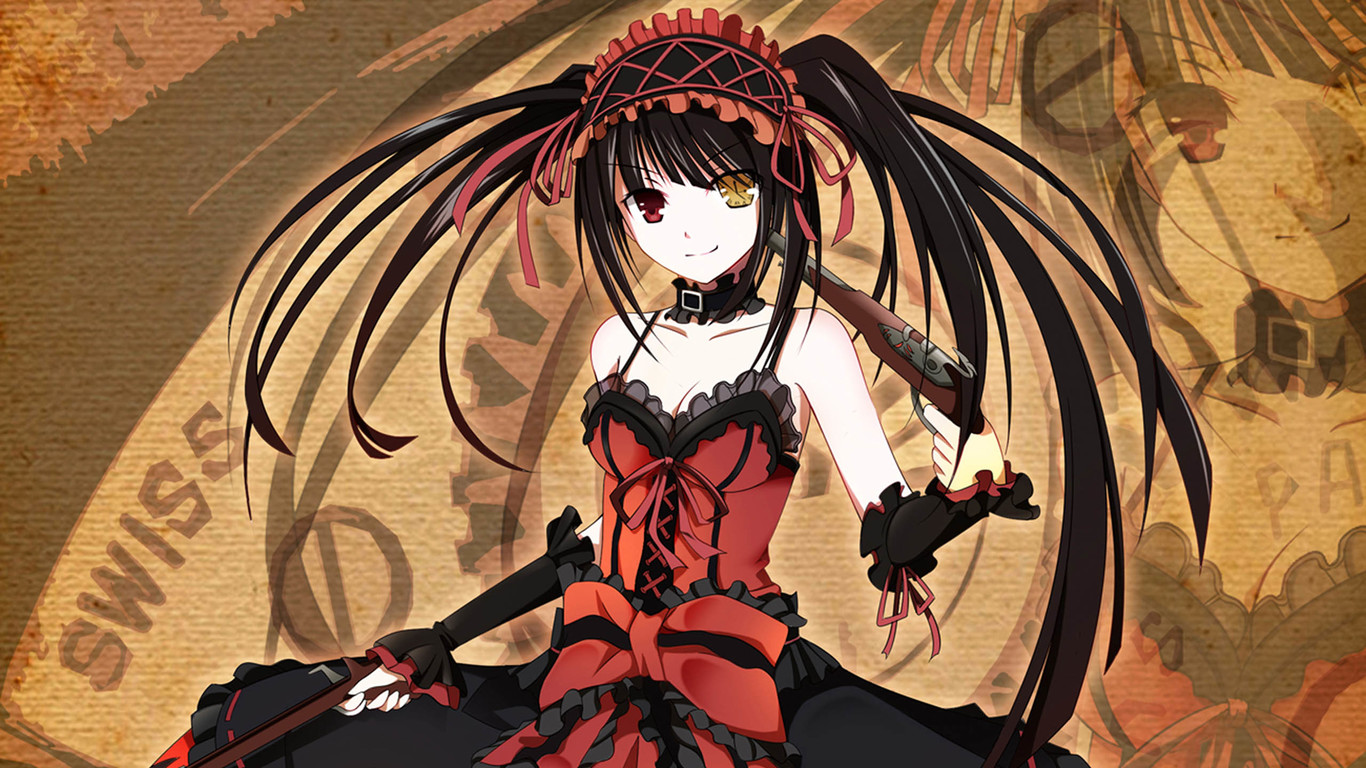 时崎狂三壁纸蓝光竖屏1920,时崎狂三动漫美图壁纸