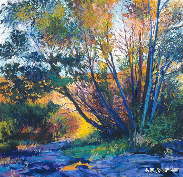 美国艺术家艾伦·迪特布兰特魔法森林的叶子沙沙作响