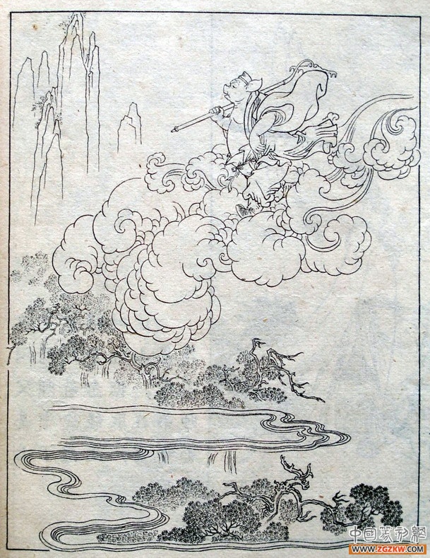 《西游记》之三打白骨精背景图,西游记三打白骨精文字版图文