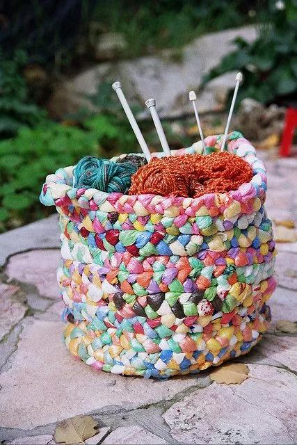 利用废旧物品制作编织袋,编织袋废物利用手工