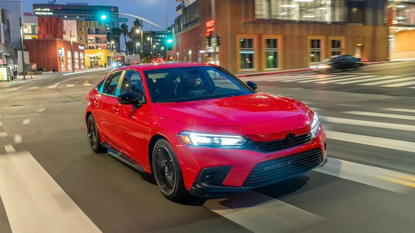 思域对比雅阁试驾,国外试驾本田思域1.0t