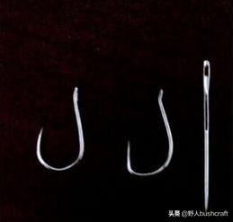 野外diy鱼钩,在野外制作鱼钩
