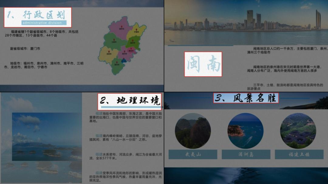 我用一张图，就搞定一整份福建省PPT，看完只想连夜订机票