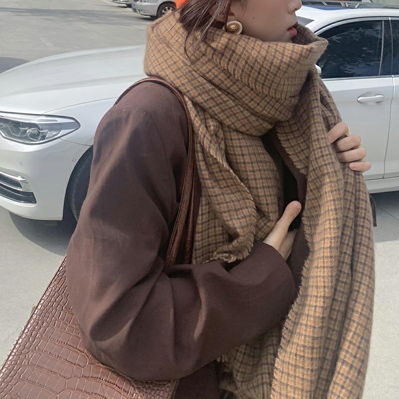 围巾臃肿难看,围巾臃肿