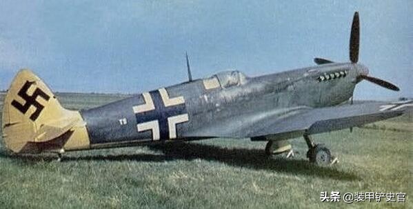 法国飞行员迷航迫降泽西岛,座机被德国人魔改成混血儿