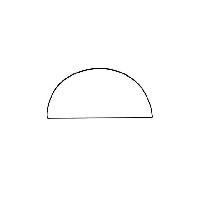 半圆动物简笔画,简笔画半圆动物可爱简单