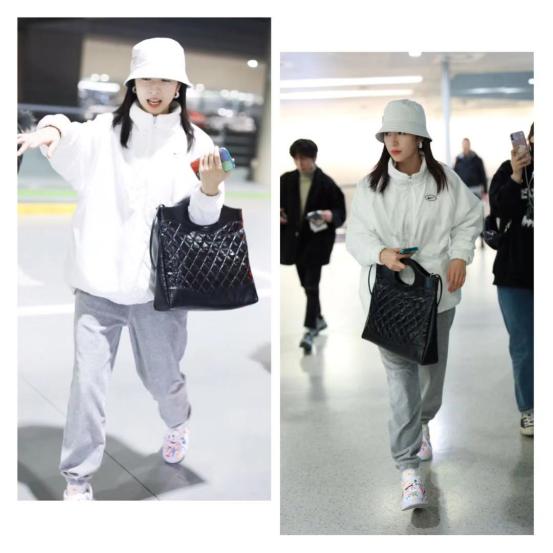 冬季穿一身白超时髦，和周雨彤学习白色服饰搭配，清纯又显白