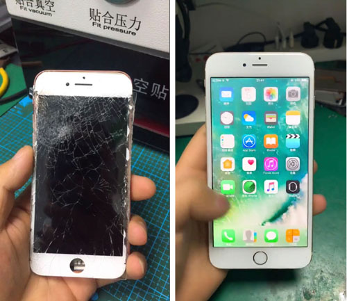 华为屏幕摔碎了换个屏多少钱,iPhone6换屏多少钱