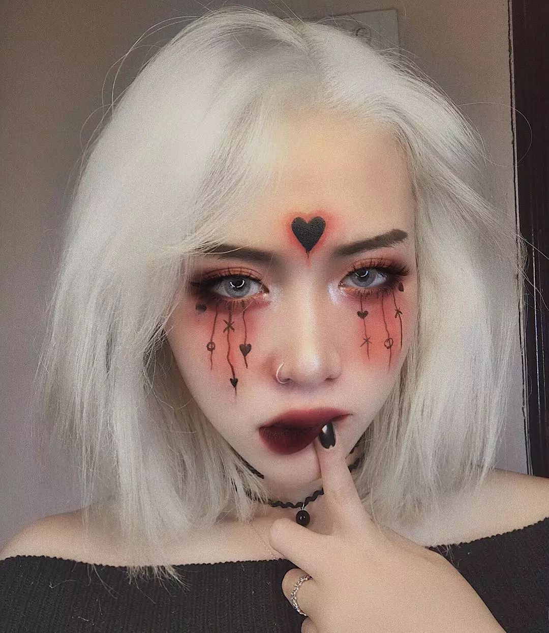 越南网红小姐姐妆容,越南ins小姐姐化妆