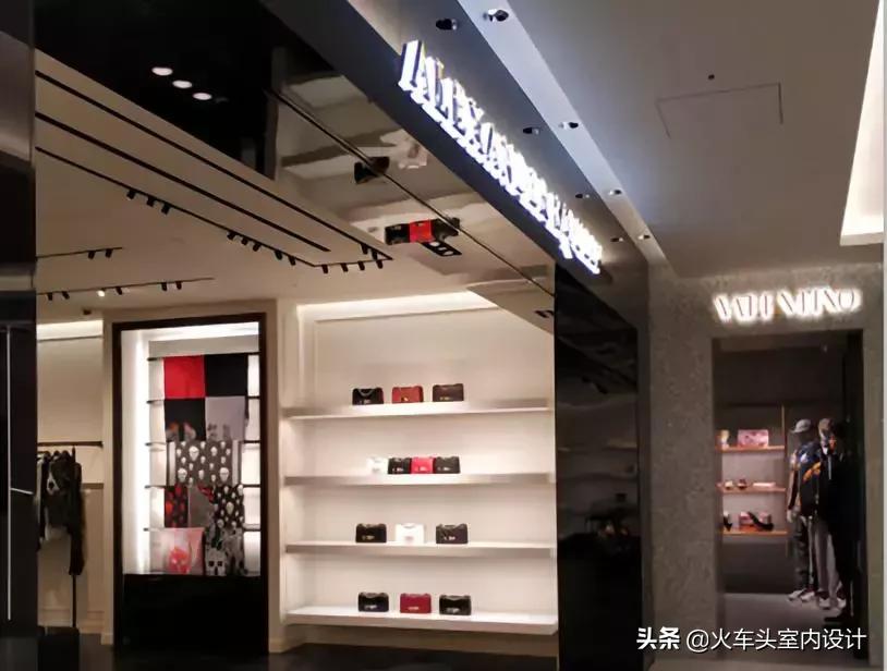lvgucci等奢侈品门店设计,lv奢侈品店灯光设计