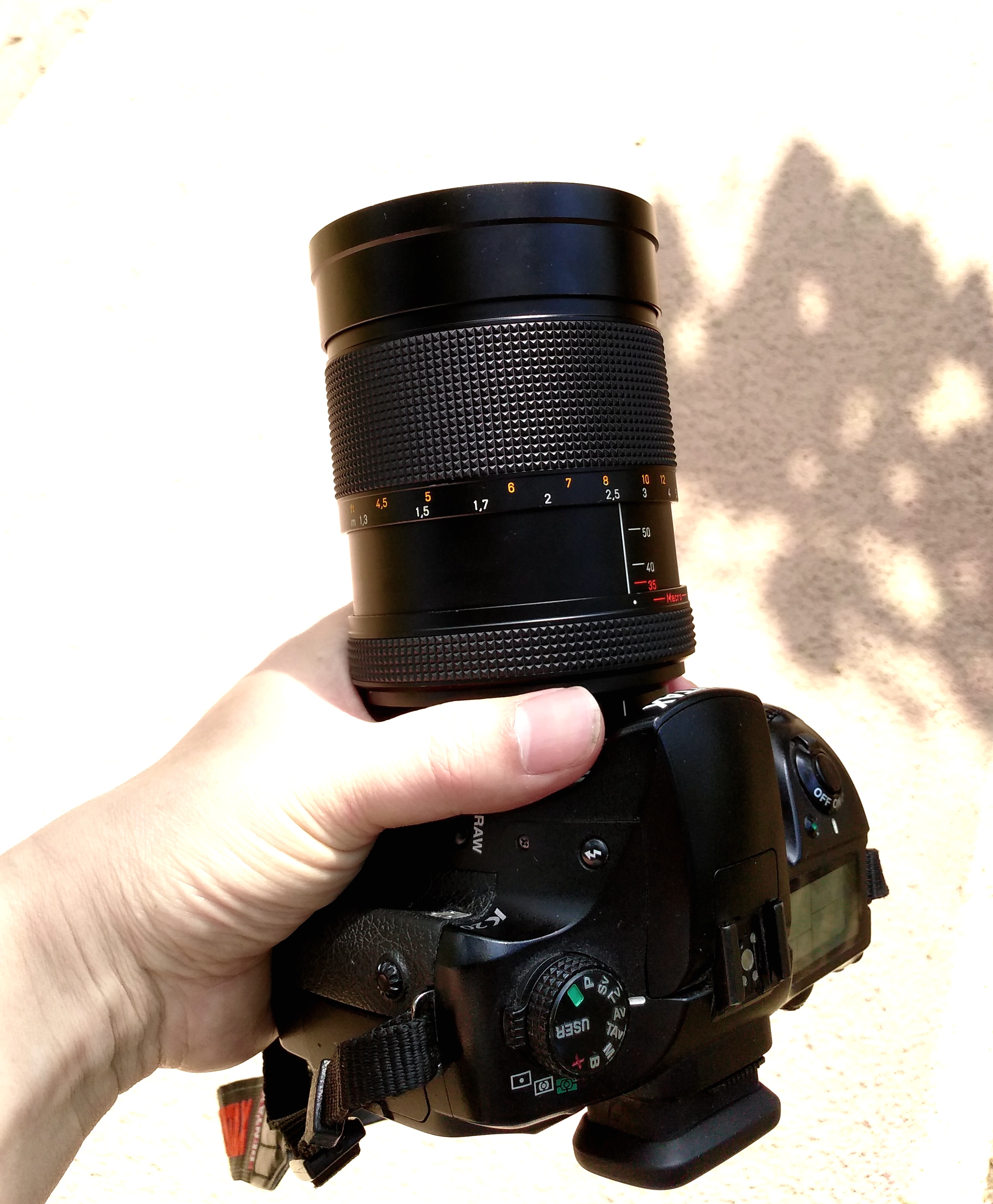 老镜记，Contax35-135/3.3-4.5改装宾得口并试镜