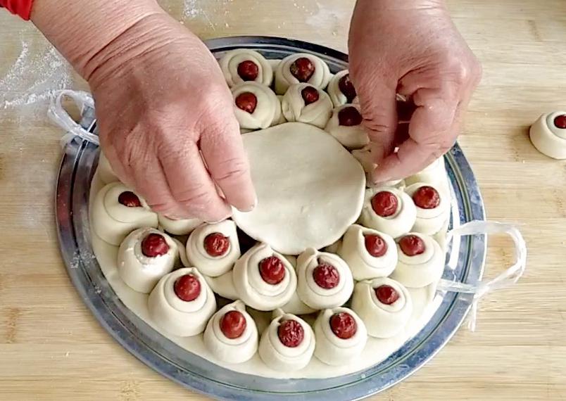 过年枣花鱼馒头怎么做,河南过年蒸的枣花馒头