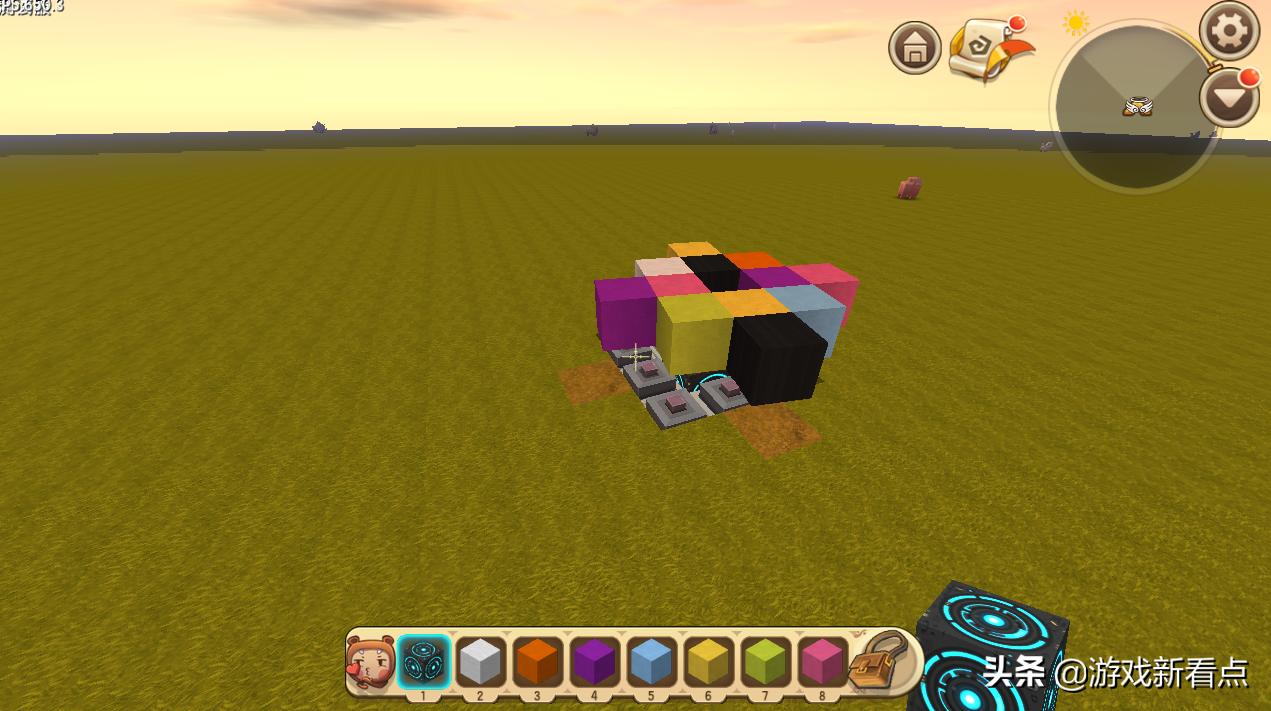 迷你世界陀螺制作教程,迷你世界旋转陀螺怎么做