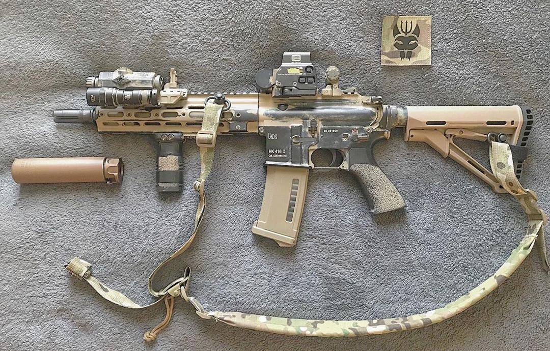美军hk416和mk18,美军为什么喜欢用hk416