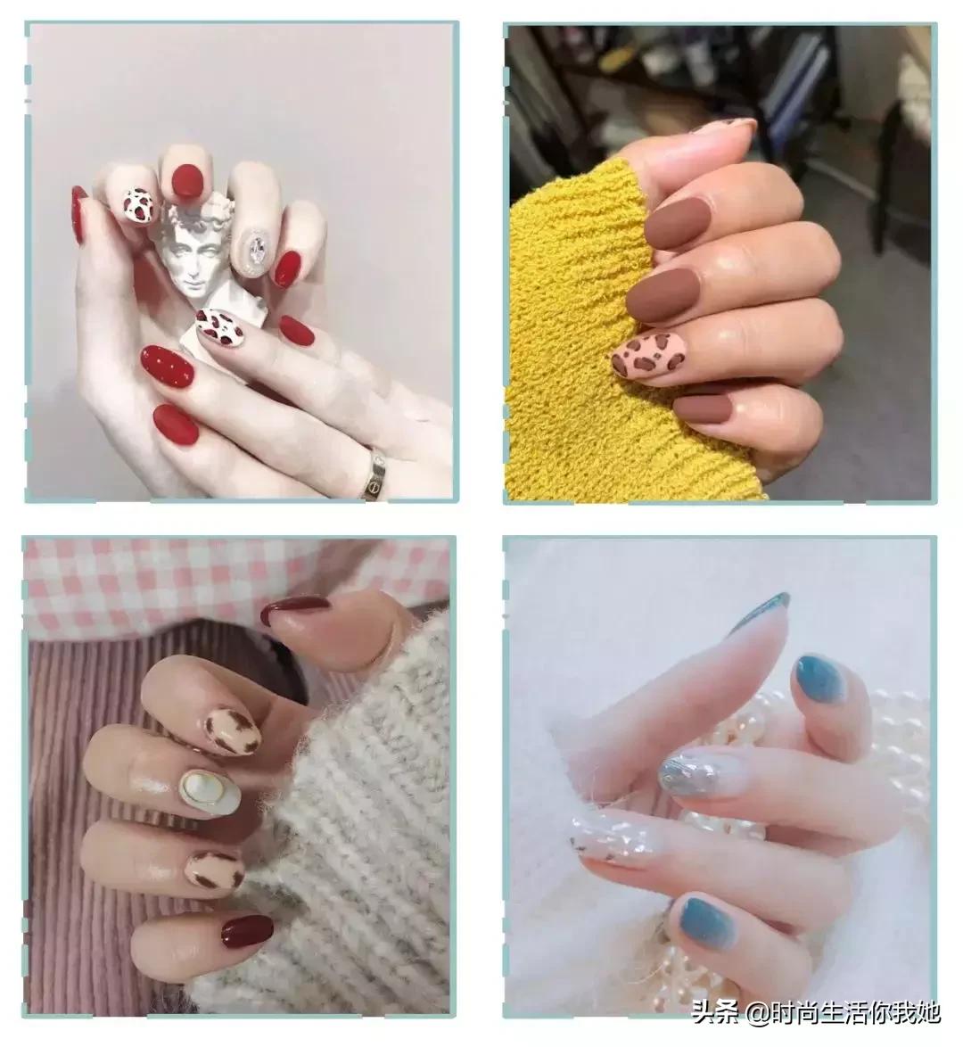 美甲怎么选择适合自己的指甲形状,看一下美甲款式