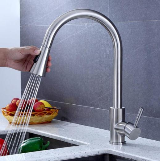 抽拉龙头如何让它不回弹,抽拉龙头实用吗