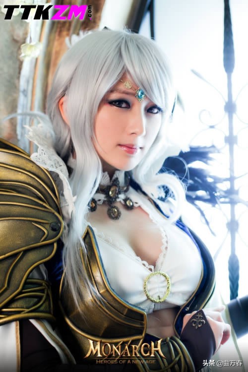 恶魔战士女王蜂cosplay,赛博朋克面罩女cosplay