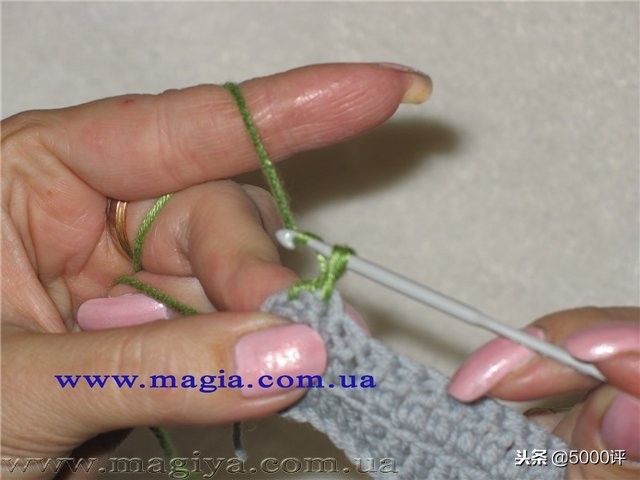 倒钩短针收边,倒钩针收边的视频教程