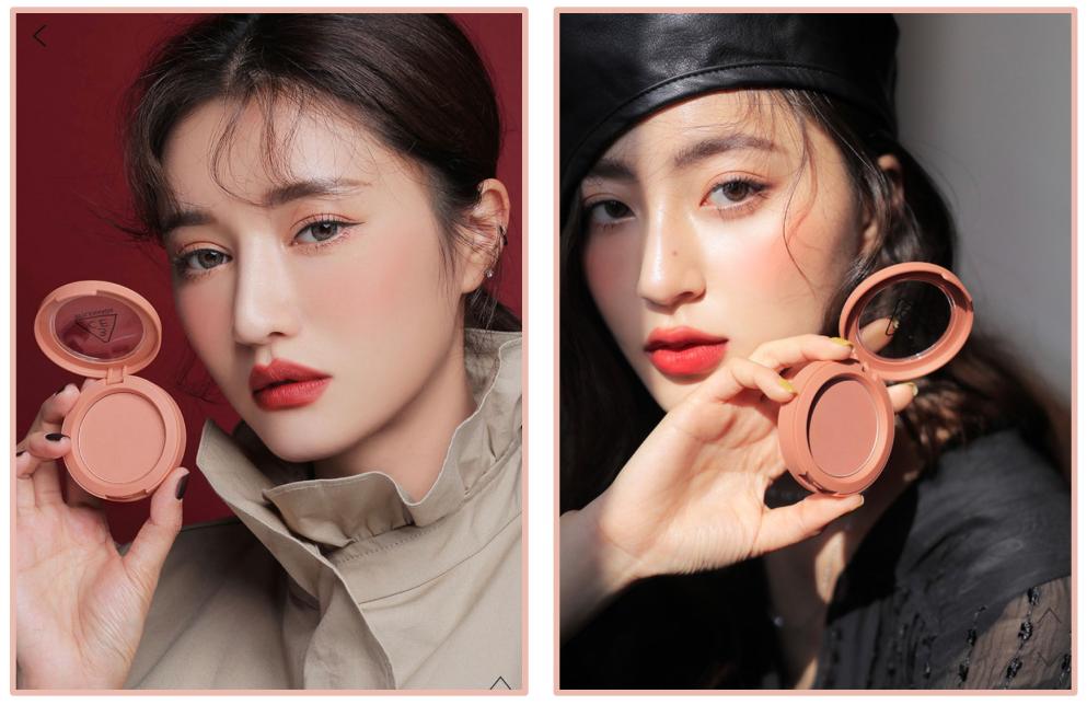 适合秋冬的橘朵腮红,2019秋冬三色倩碧小雏菊腮红