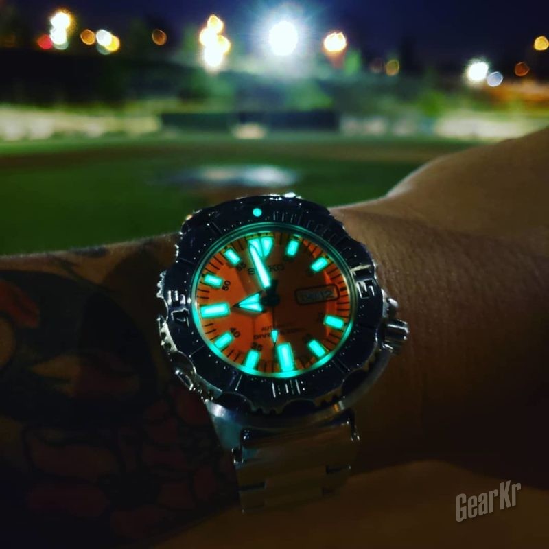 朴实无华劳力士,精工seiko手表男士翡翠绿水鬼5号