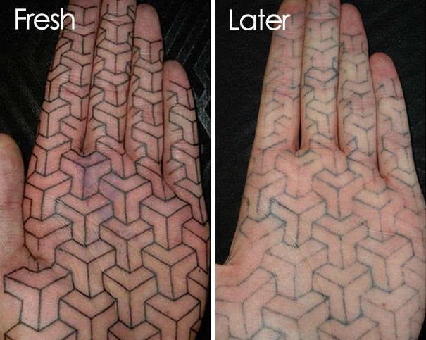 纹身到老了会是什么样,年轻的时候纹身老了会变成什么样