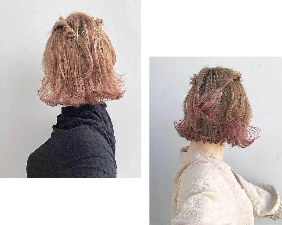 儿童编发简单漂亮短发10-12岁马尾,真的超简单的短发吸睛编发教程