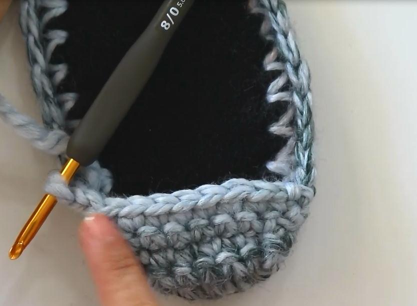 钩针钩鞋最简单的方法,钩毛线鞋怎样钩最好看