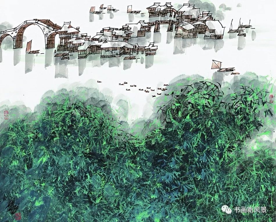 美到窒息的江南山水,中国风江南山水