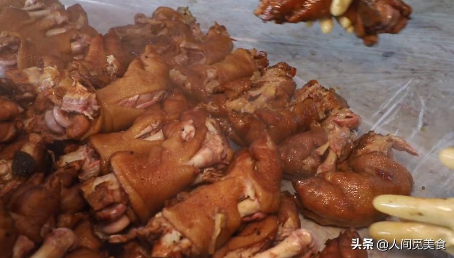 河南知名的猪蹄店,河南卖猪蹄一条街