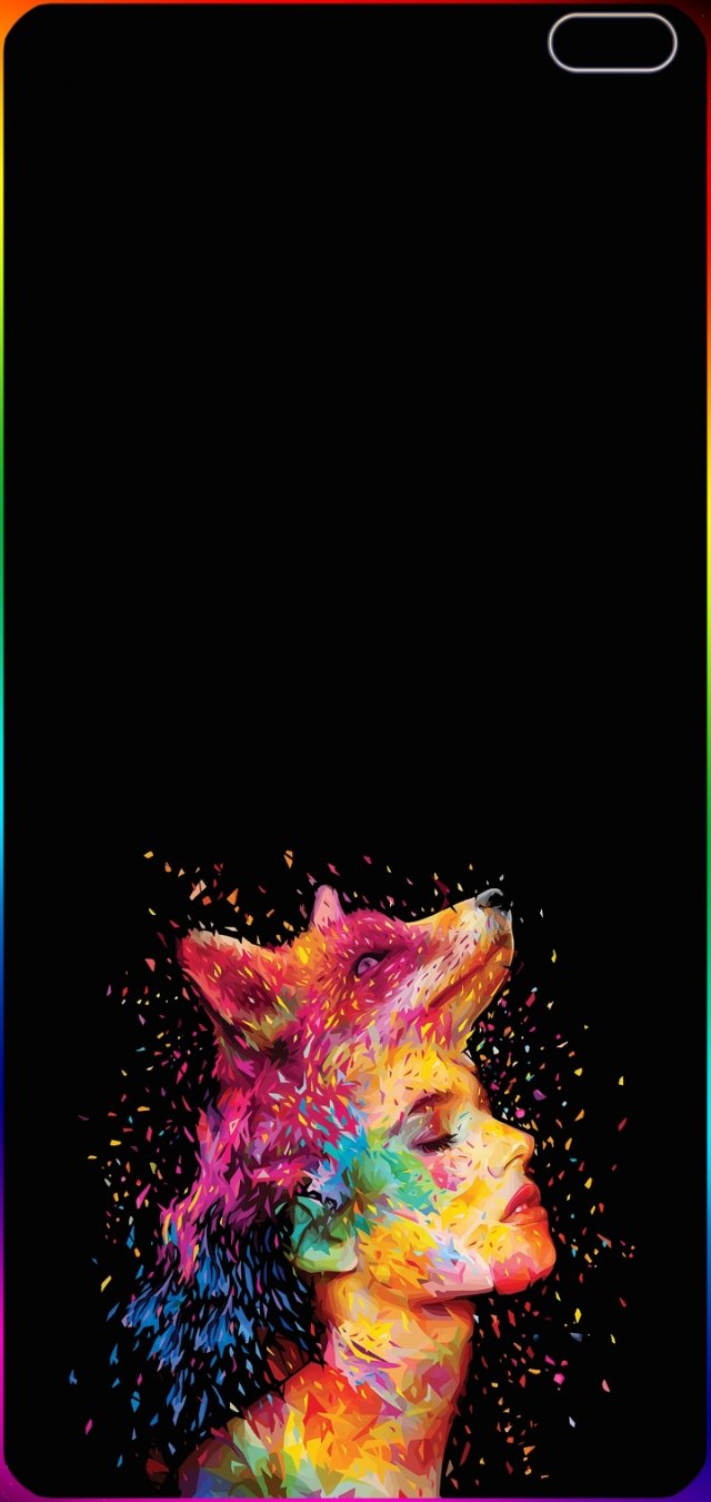 三星note10+挖孔超清专用壁纸4k,荣耀magic3pro手机挖孔壁纸