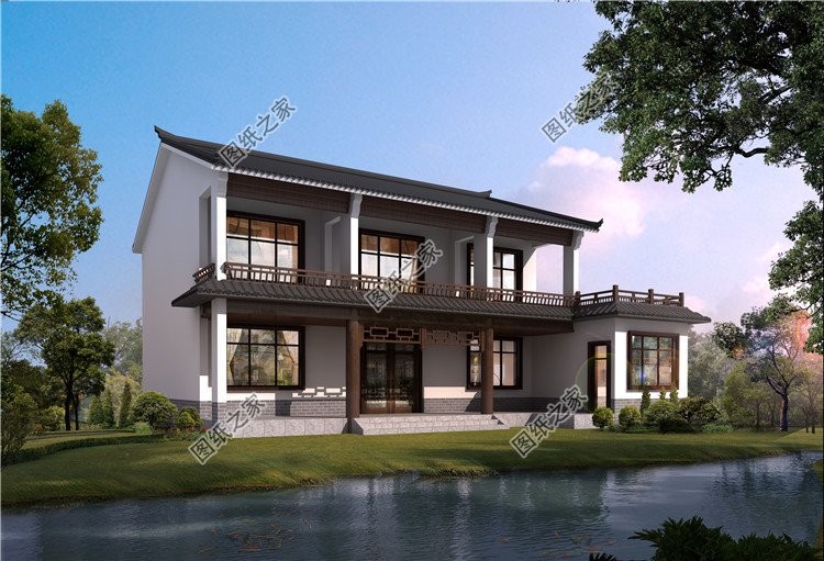 农村自建房七字地形怎么设计,7字型宅基地自建房设计图