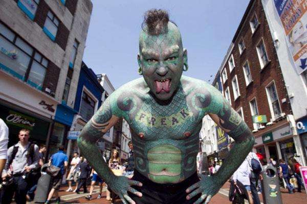 未解之谜蜥蜴人有人见过吗,恐怖未解之谜之蜥蜴人真实图片