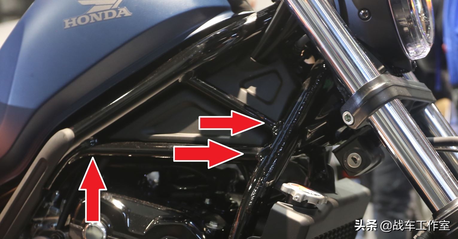 台湾测评本田rebel500,本田rebel500尾箱