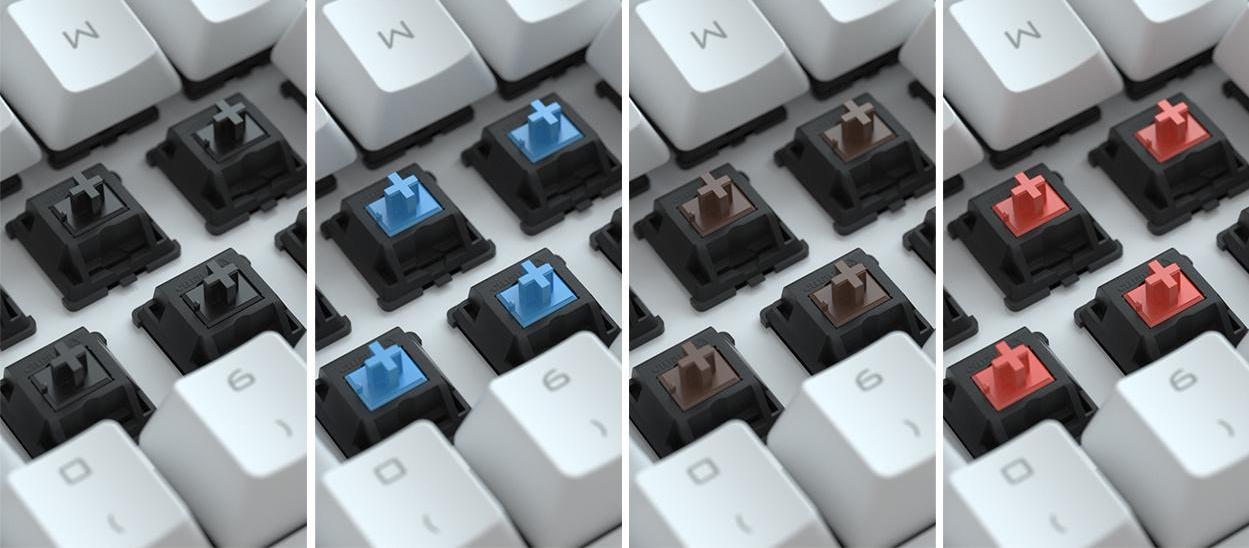 程序员机械键盘四种轴怎么选,红青茶轴机械键盘怎么选