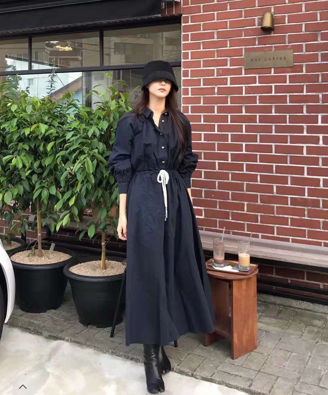 冬季丝袜卫衣穿搭高级感,卫衣女ins宽松慵懒风高级感