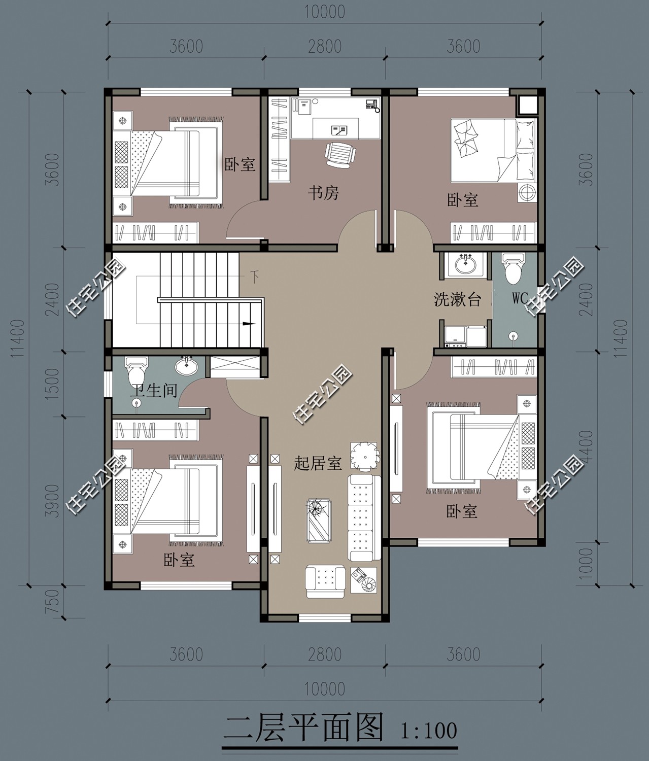 10套二层农村别墅图便宜又好看,50套农村二层别墅图纸及价格