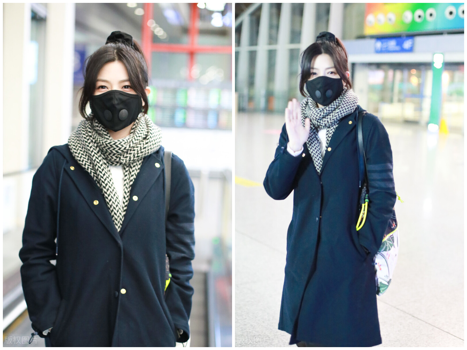 秦海璐穿大衣搭配图片,秦海璐高级感穿搭