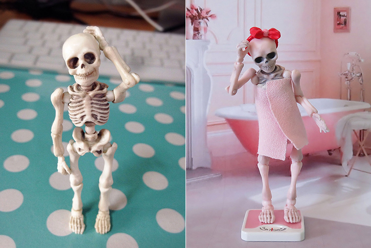 骷髅人体模型玩具,骷髅玩具真实版