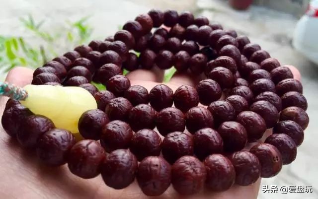 盘玩包浆后变黑的文玩,包浆手串盘玩11毫米