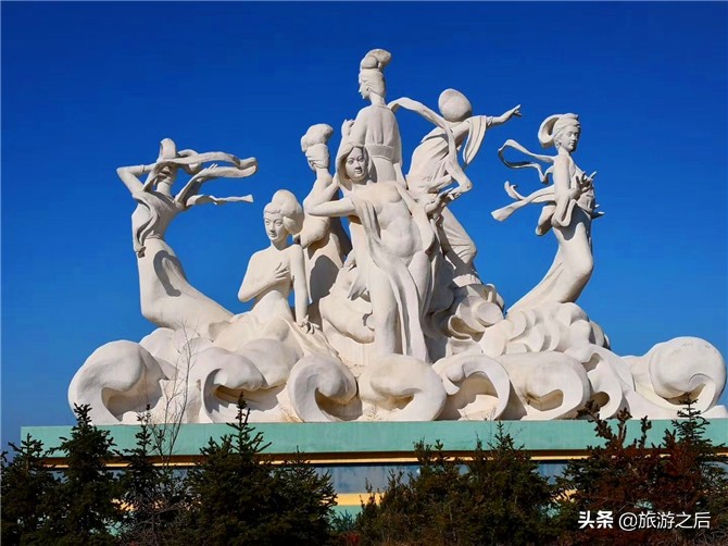 走进仙浴湾情人岛，享受浴美人浴场，看辽南最大的十八罗汉庙