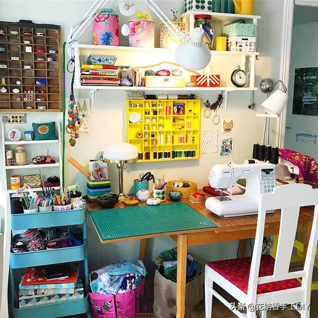 美丽的工作间，幸福的小窝窝，做手工的人都爱它