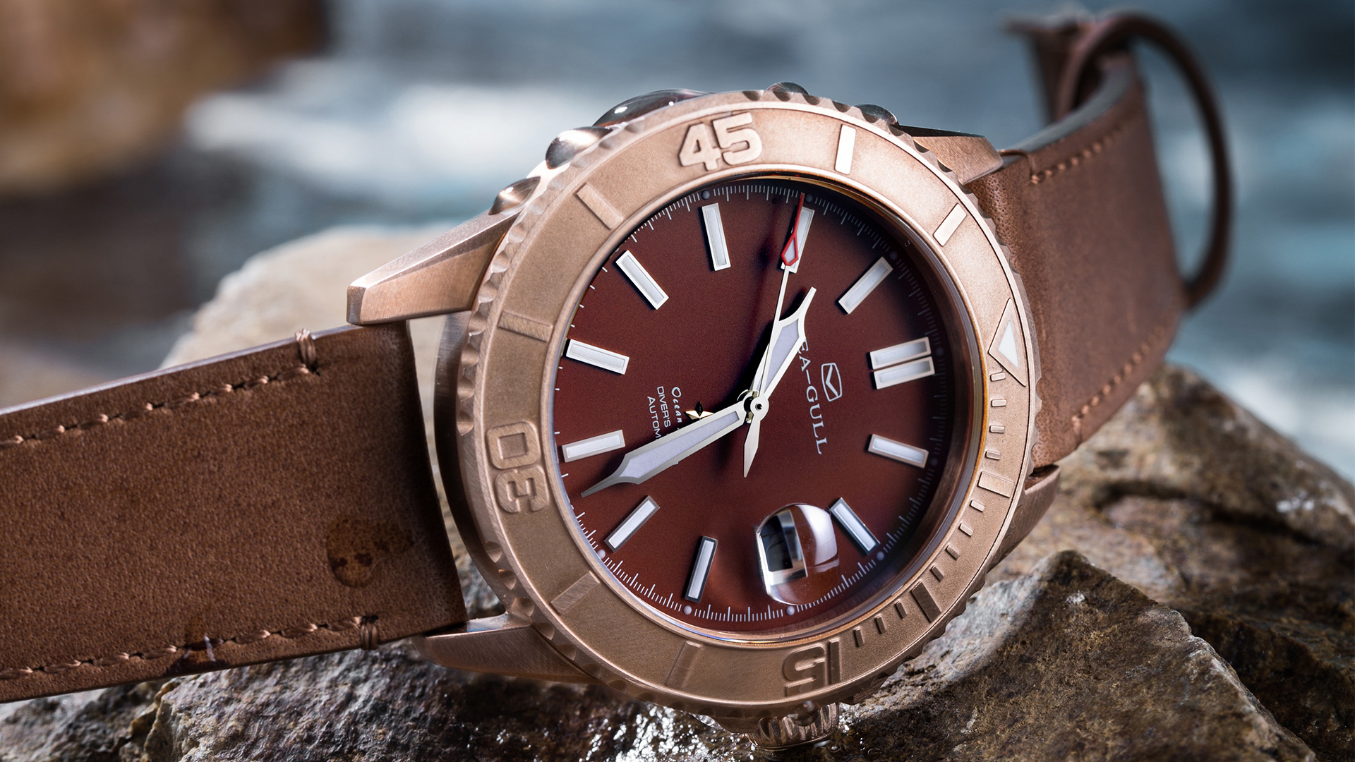 海鸥潜水表青铜,海鸥手表真好看