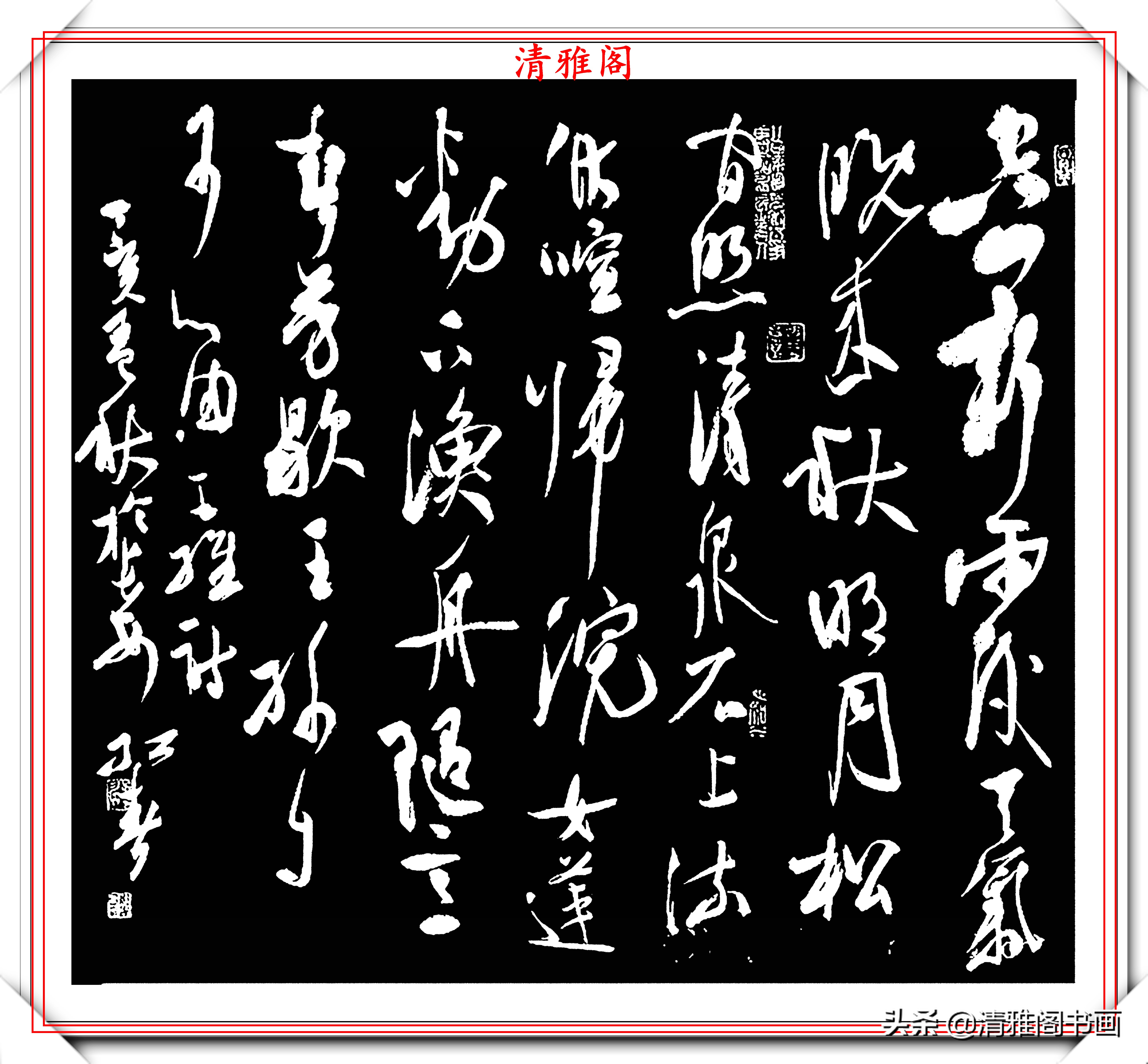 最漂亮的草书书法作品欣赏,书法家张红春作品