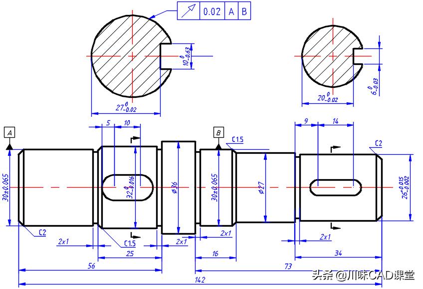 autocad3d建模,用autocad画零件平面图教程