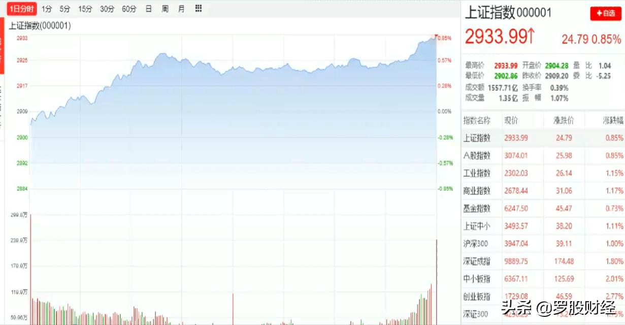 创业板大涨4%创新高,风云突变a股放量下挫