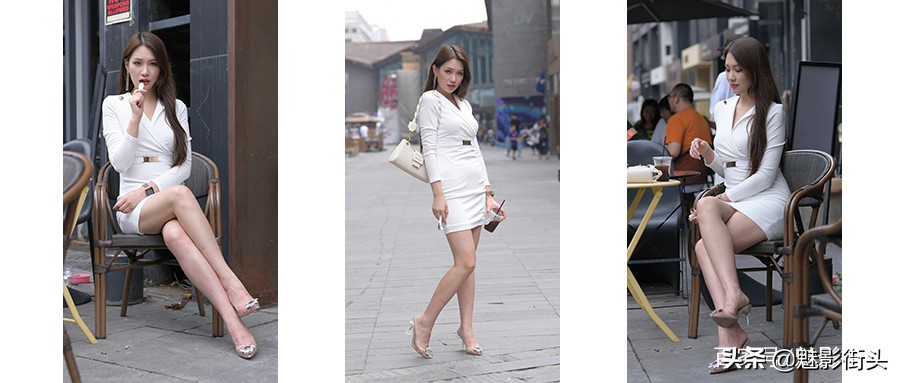 微胖穿裙子怎么自信起来,微胖过膝连衣裙穿搭方法