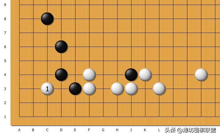 「中盘战中的大官子」黑1立下，是逆先15目的大官子，记住就好