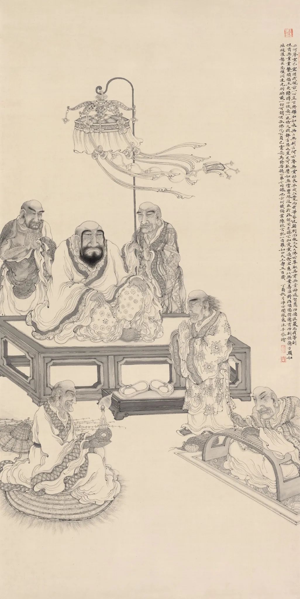 林东工笔画作品欣赏,林东工笔画